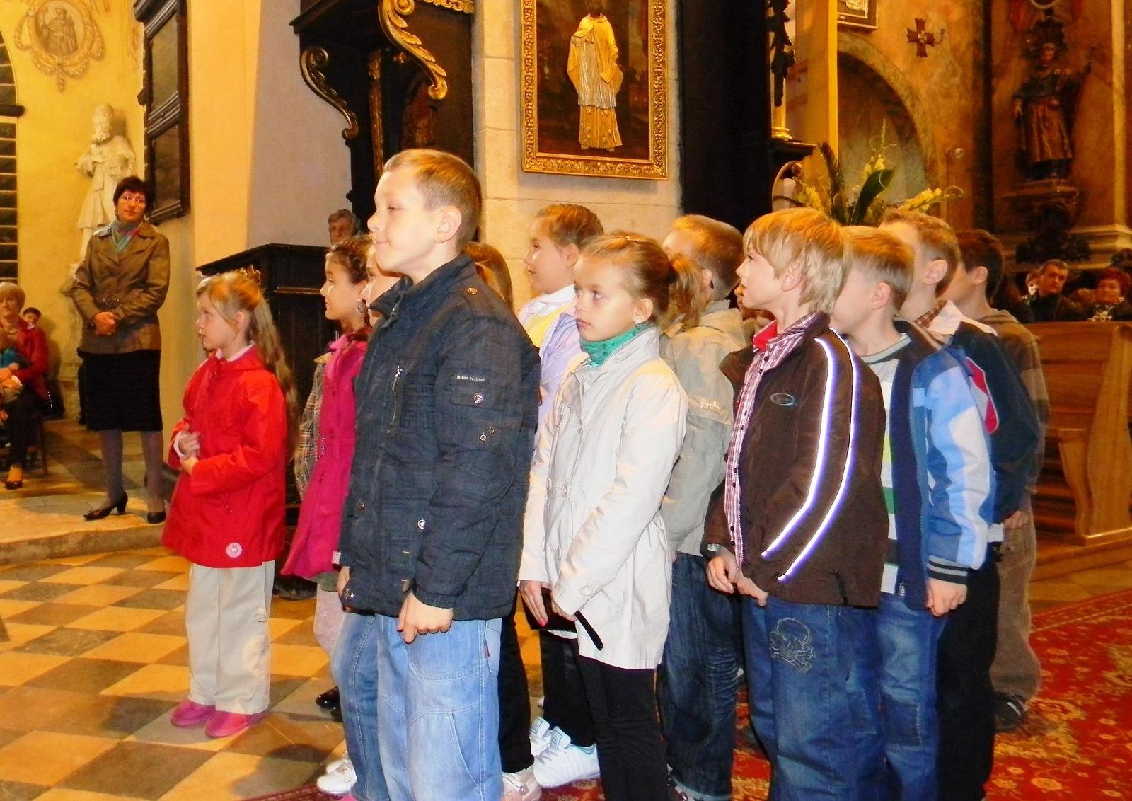 Z różańcem w rękach