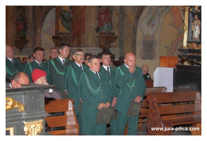 Poświęcenie sztandaru Koła Łowieckiego "Hubert"