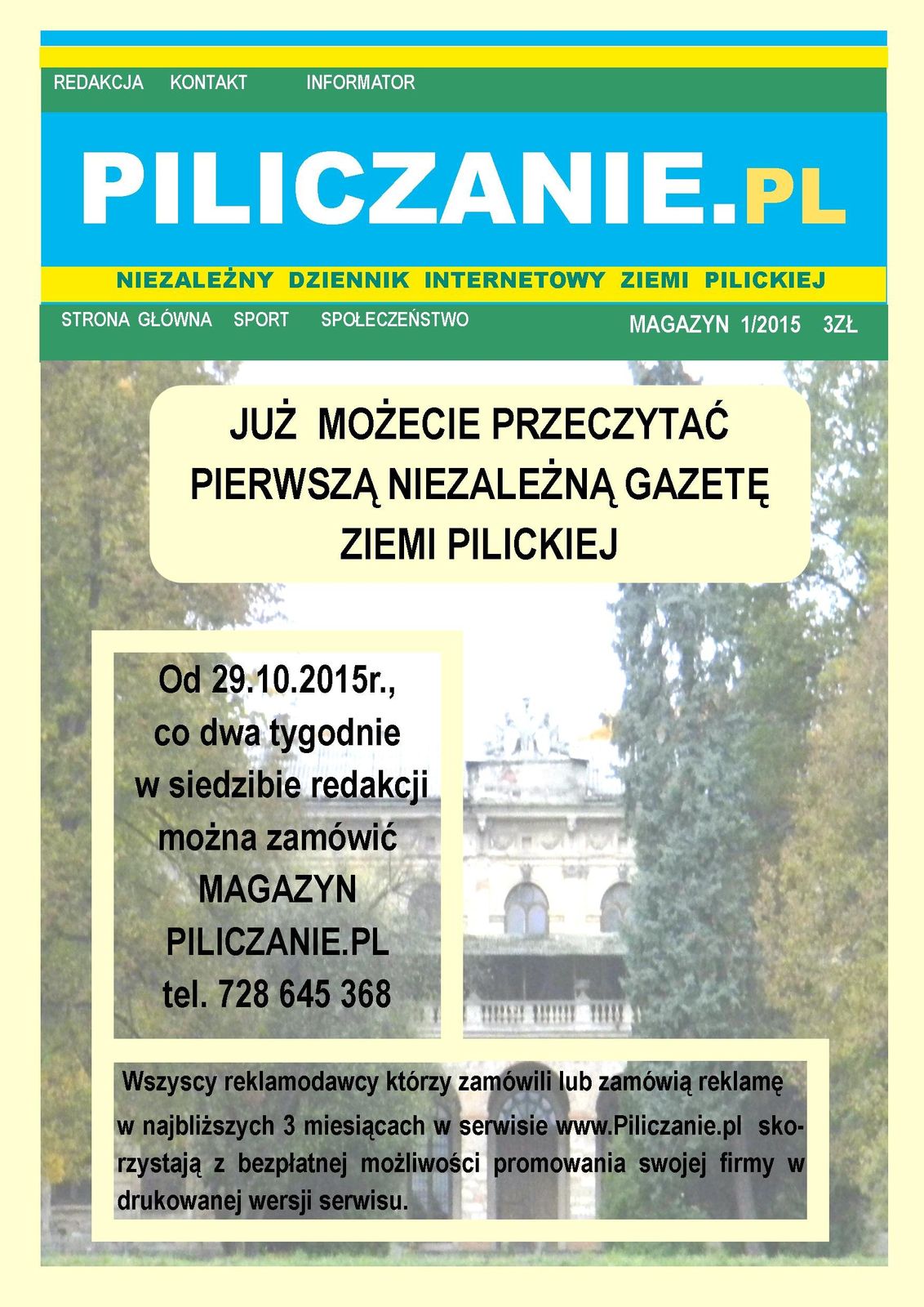 Powstała gazeta PILICZANIE.PL