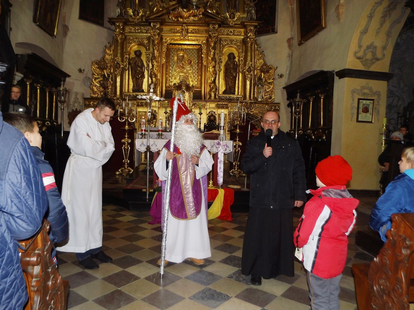 Św. Mikołaj odwiedził Naszą Kolegiatę