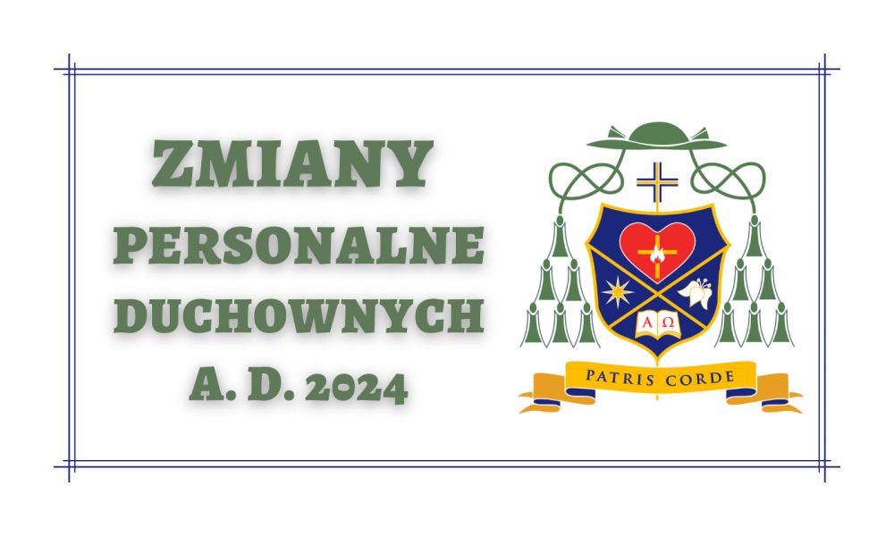Zmiany duszpasterskie A.D. 2024